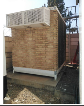Container installed - before