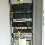 Transmission cabinet - before